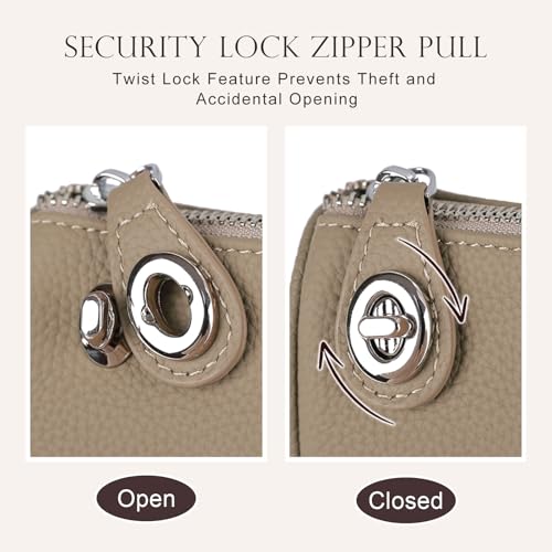 Crossbody Bags for Women, Genuine Leather Shoulder Bag Large Capacity Handbags with Strap2