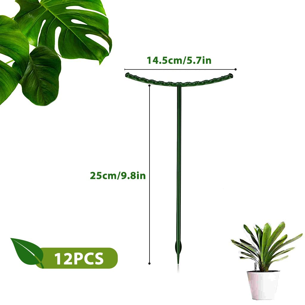 Optifit® 12Pcs Plant Support Plant Stake Plant Support Stake Connectable Garden Flower Support Plant Support Stakes for Tomato, Hydrangea, Indoor Plants