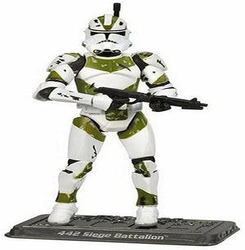 Hasbro Star Wars - Colección Saga - Figura básica - Batallón de asedio 442 de soldado clon