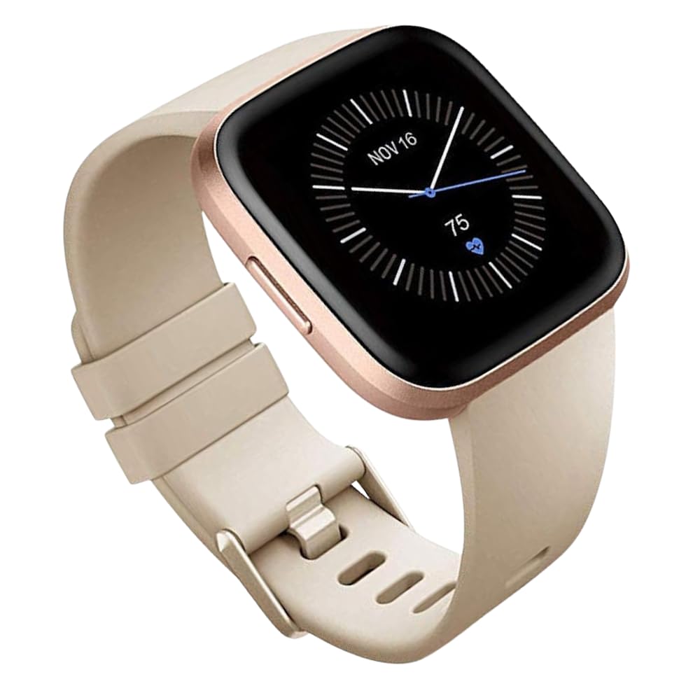 YODI Soft Silicone Classic Strap Band For Fitbit Versa/Versa 2/ Versa Lite Small & Large Size, Replcement Watch Straps Compatible With Fit-bit Special Edition/Lite Edition/Versa SE For Men Women-picture-26