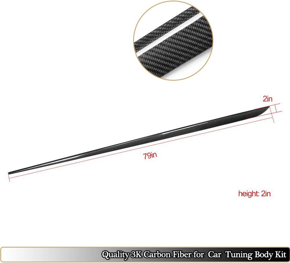Side Skirts Compatible with Jaguar XE Sedan 2015-2018 Add-on Factory Outlet Carbon Fiber CF Under Door Rocker Panels Valance Extension Lip
