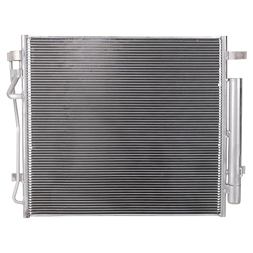 Image of TRQ A /C Condenser & Receiver Drier Assembly for 20-23 Hyundai Sonata