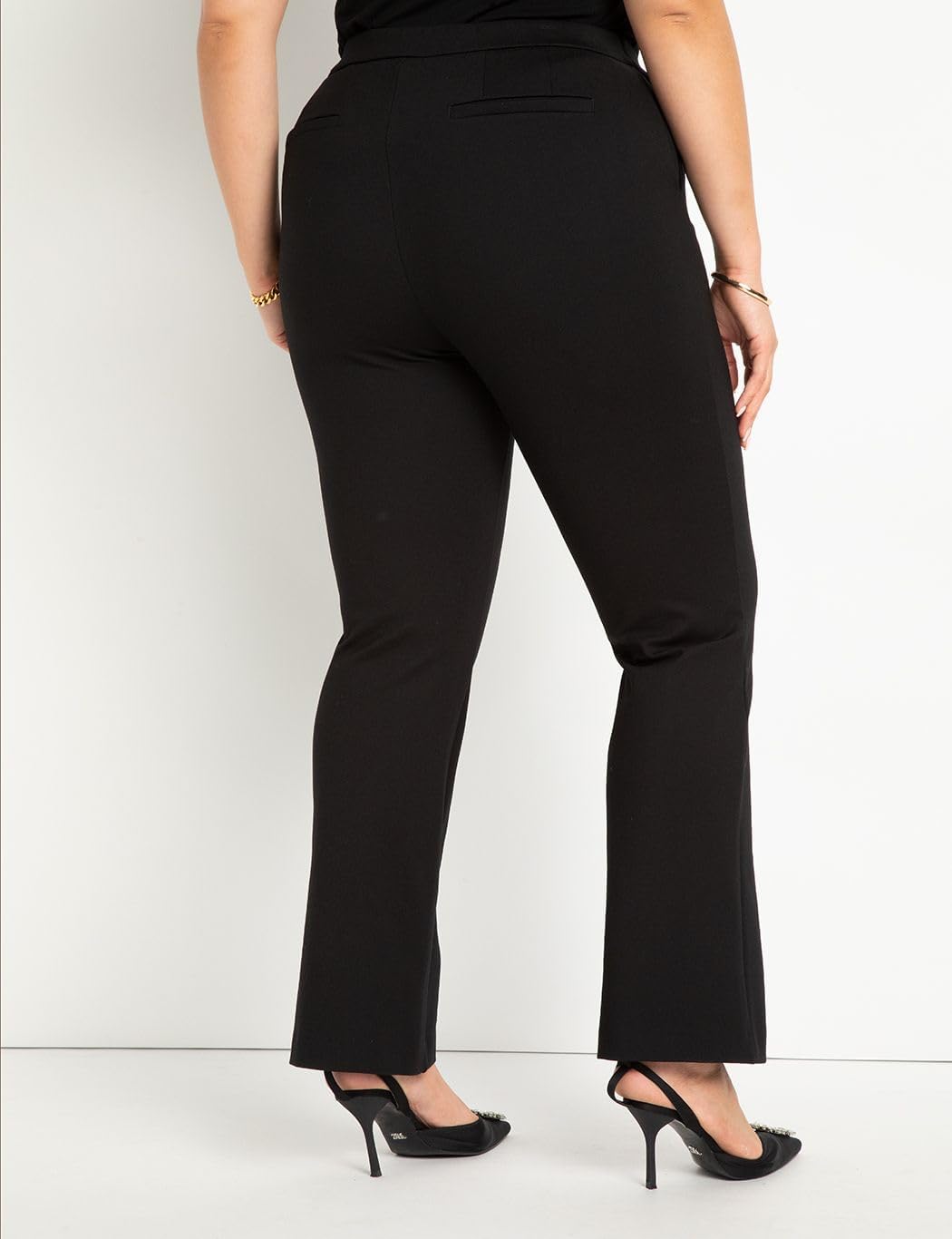 ELOQUII Women's Plus Size The Ultimate Stretch Flare Leg Pant