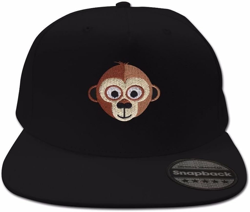 Snapback Hats for Men Monkey Chimp Flat Peak Cap Baseball Caps Summer Sun Hat