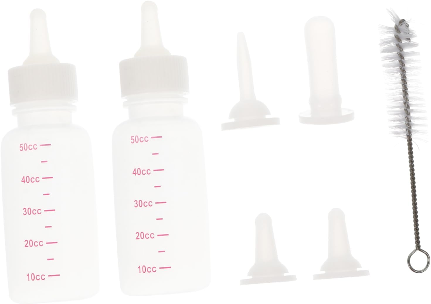 POPETPOP 1Set Pet Nursing Bottle for Kittens and Puppies Food Grade Lightweight Leak Feeding Kit for Newborn Animals Durable and Portable Pet Supplies