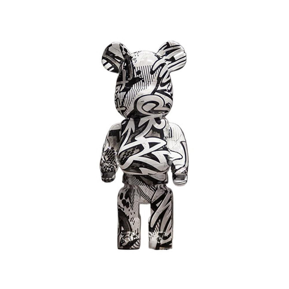 HQDFCNM Bearbrick Violent Bear Home Desktop Decorations Display Cabinet Sculpture Statue Toy Figurines 26CM
