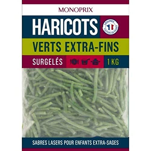 Monoprix Haricots verts extra-fins, surgelés - Le sachet de 1kg