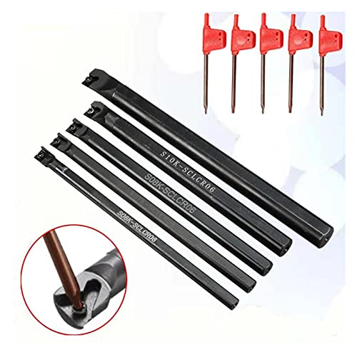 Fresas de carburo juego 5 piezas para torno CNC miniatura 5