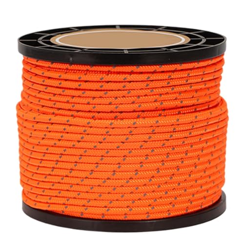 Cuerda de paracaídas reflectante, cuerda de paracaídas de 164 pies, cuerda de paracaídas al aire libre, cuerda de paracaídas, cuerda de paracaídas, cuerda de paracaídas para mochilas, cuerda de