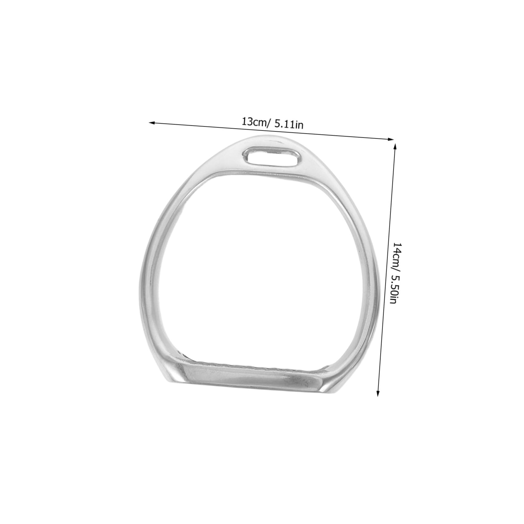 Yardwe Estribos de Caballo de Aleación de Aluminio Plata Antideslizantes, Estribos para Silla de Montar Inglesa y Occidental, para Montar a Diario y Competición