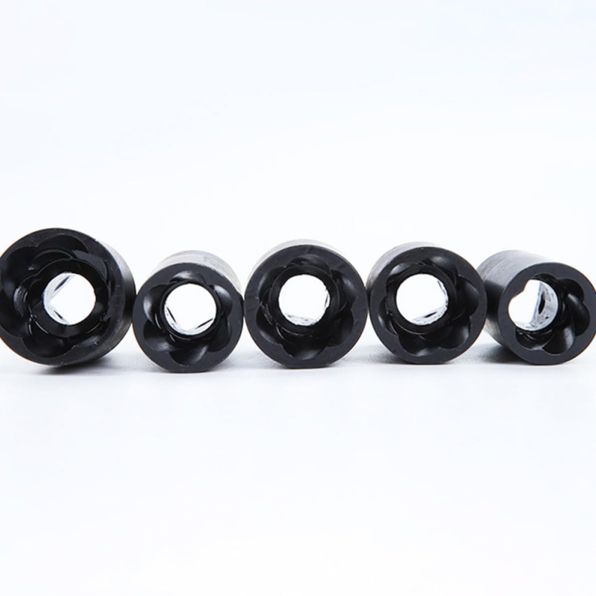 Operitacx Extractores de Tuercas y Pernos Oxidados de Acero Vanadio Juego de 6 Funda Abs Resistente al Desgaste para Taller Mecánico
