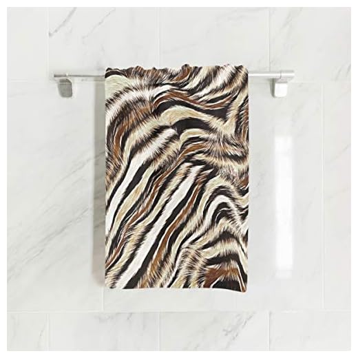 senya Towels, Leopard Animal Print Soft Hand Towel for Bathroom, Kitchen, Hotel spa