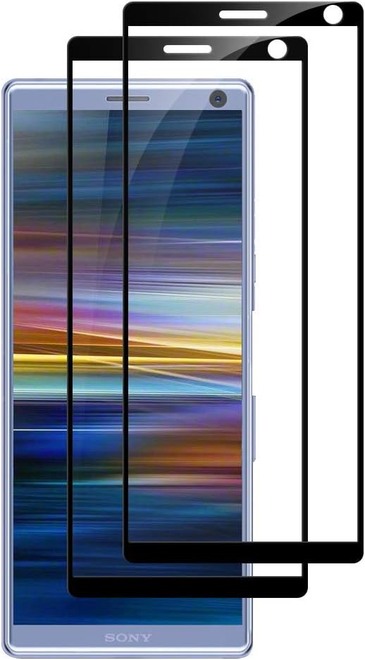 for Sony Xperia 10 Plus Glass Screen Protector - [2 Pack] 3D 9H Hardness Tempered Glass Film Screen Protector for Sony Xperia 10 Plus