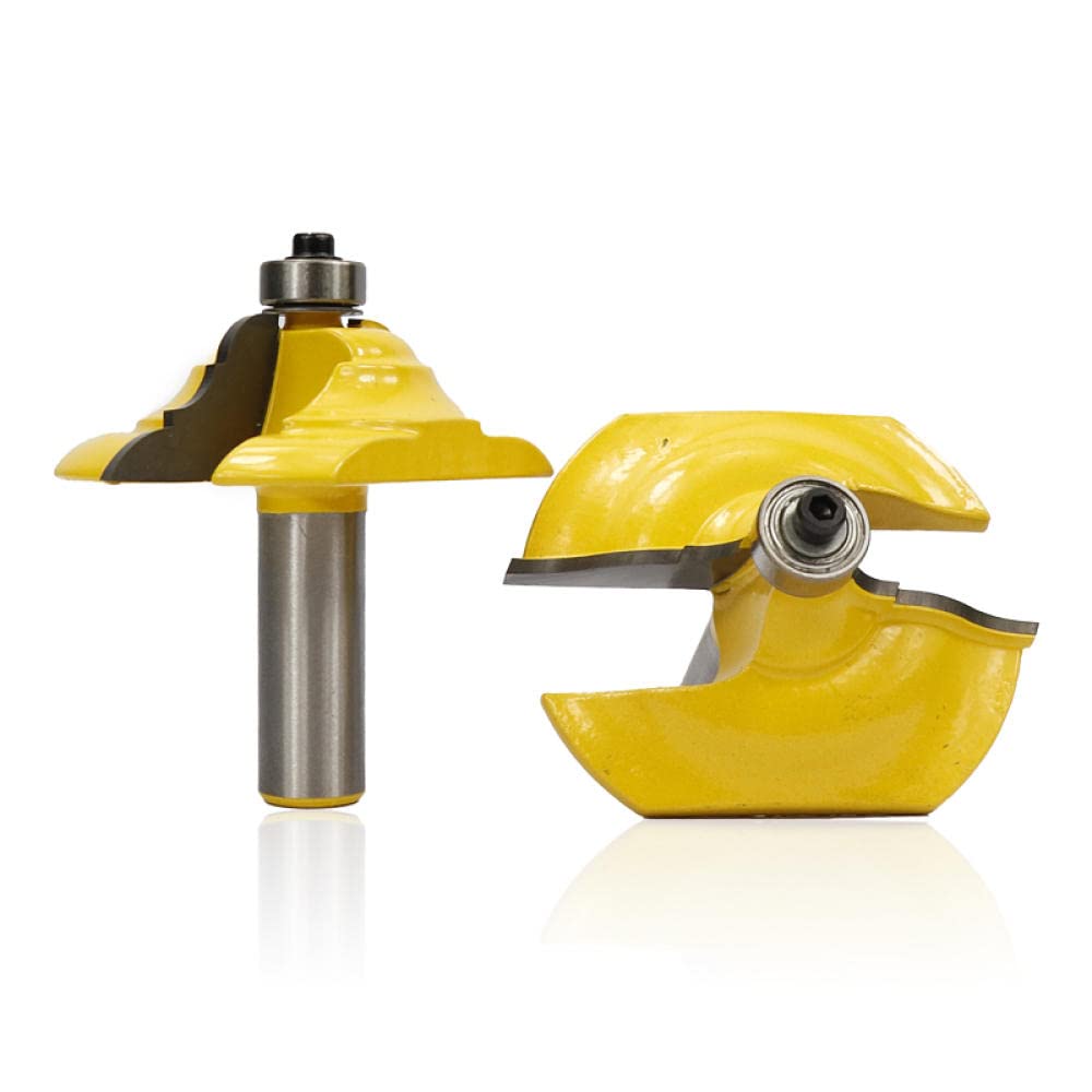 Fresa de mango de carburo sólido ， 2 brocas for enrutador de madera, brocas for molduras de muebles de 2 1/2" de diámetro