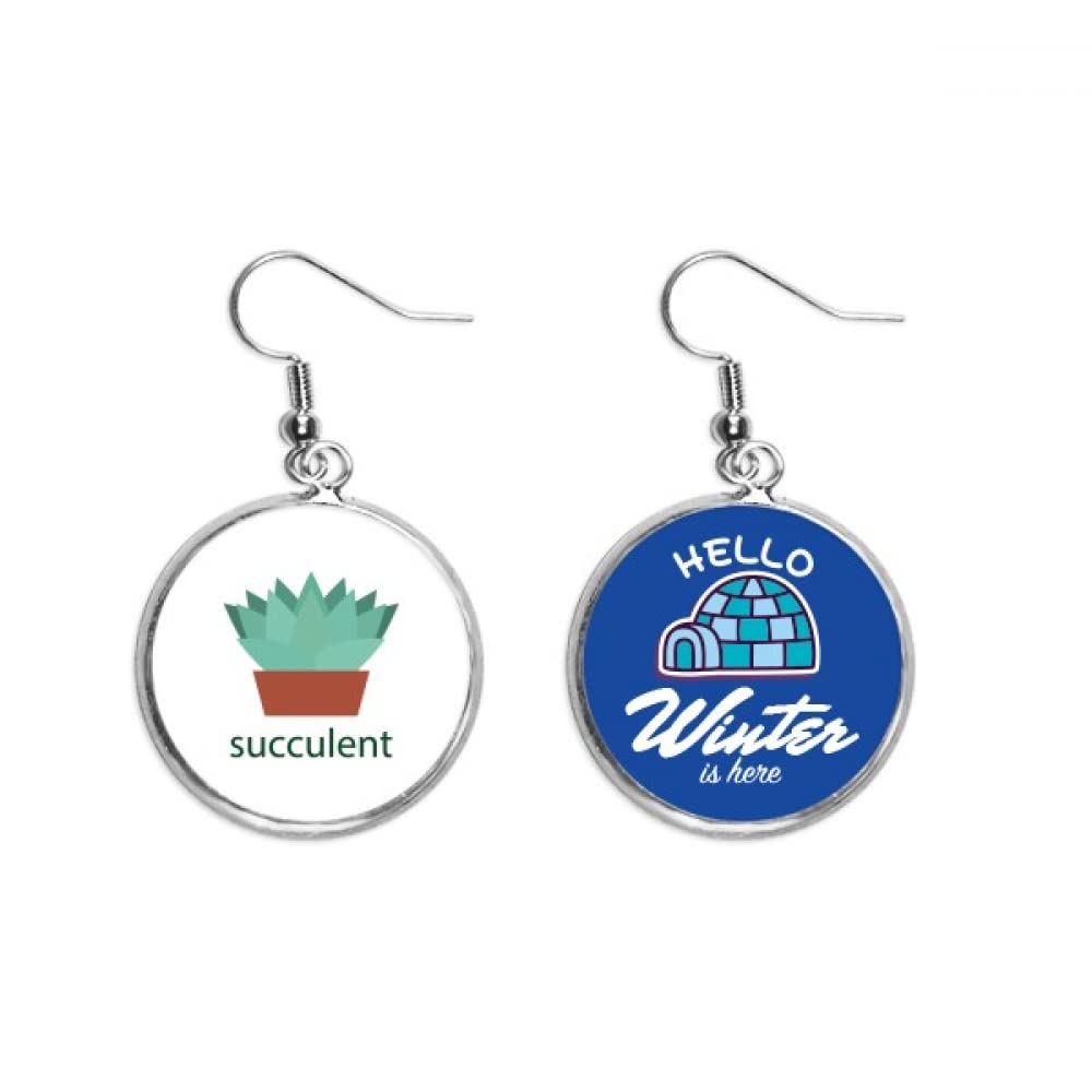 Pendientes de cactus para lucir un estilo botánico en invierno 5