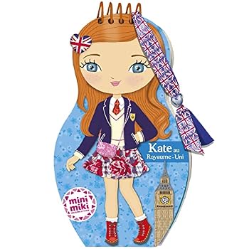 Paperback Minimiki - Carnet créatif - Kate au Royaume-Uni [French] Book