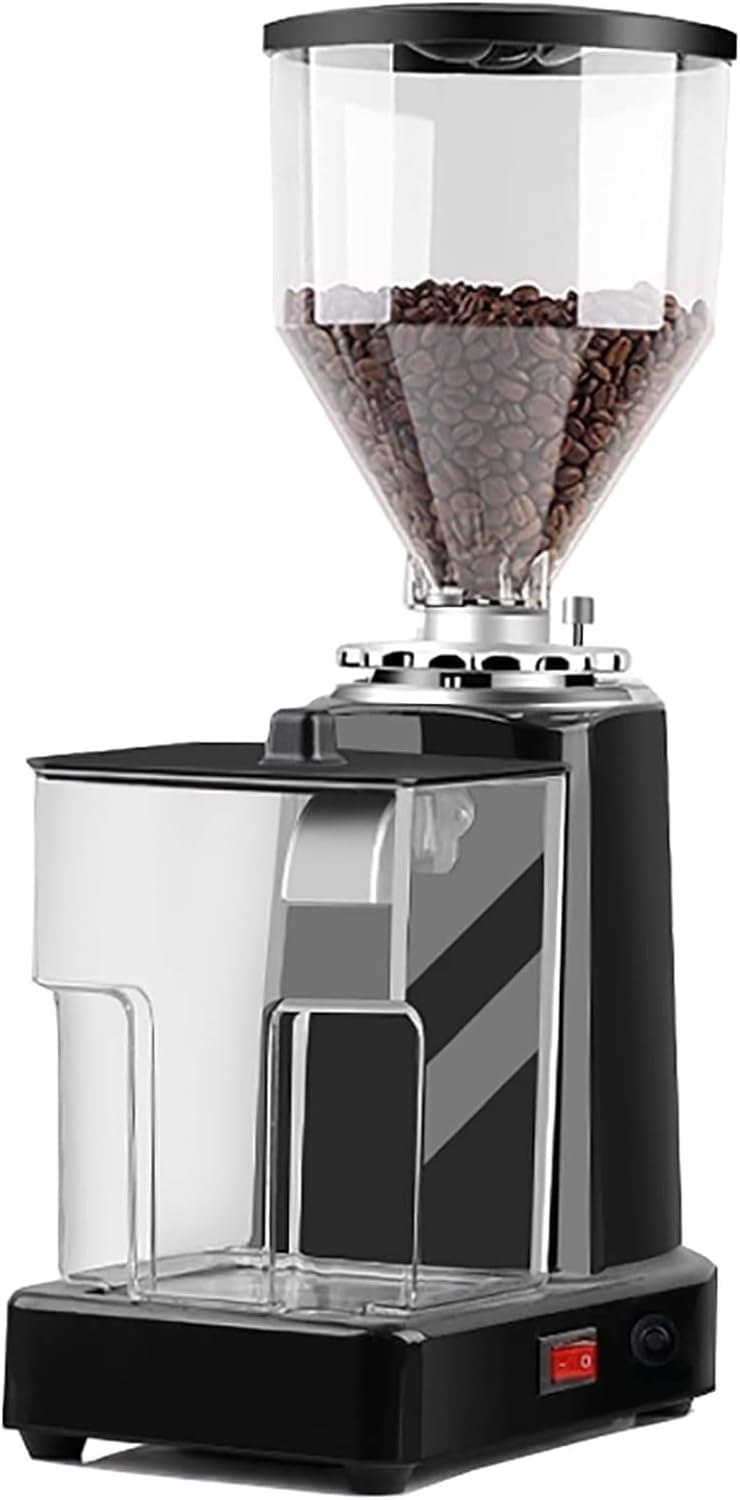 Coffee Grinder Electric Burr Grinding Machine 35oz Coffee Bean Grinder Easy To Clean for Home Travel Outdoor 0.7oz/s(Black)