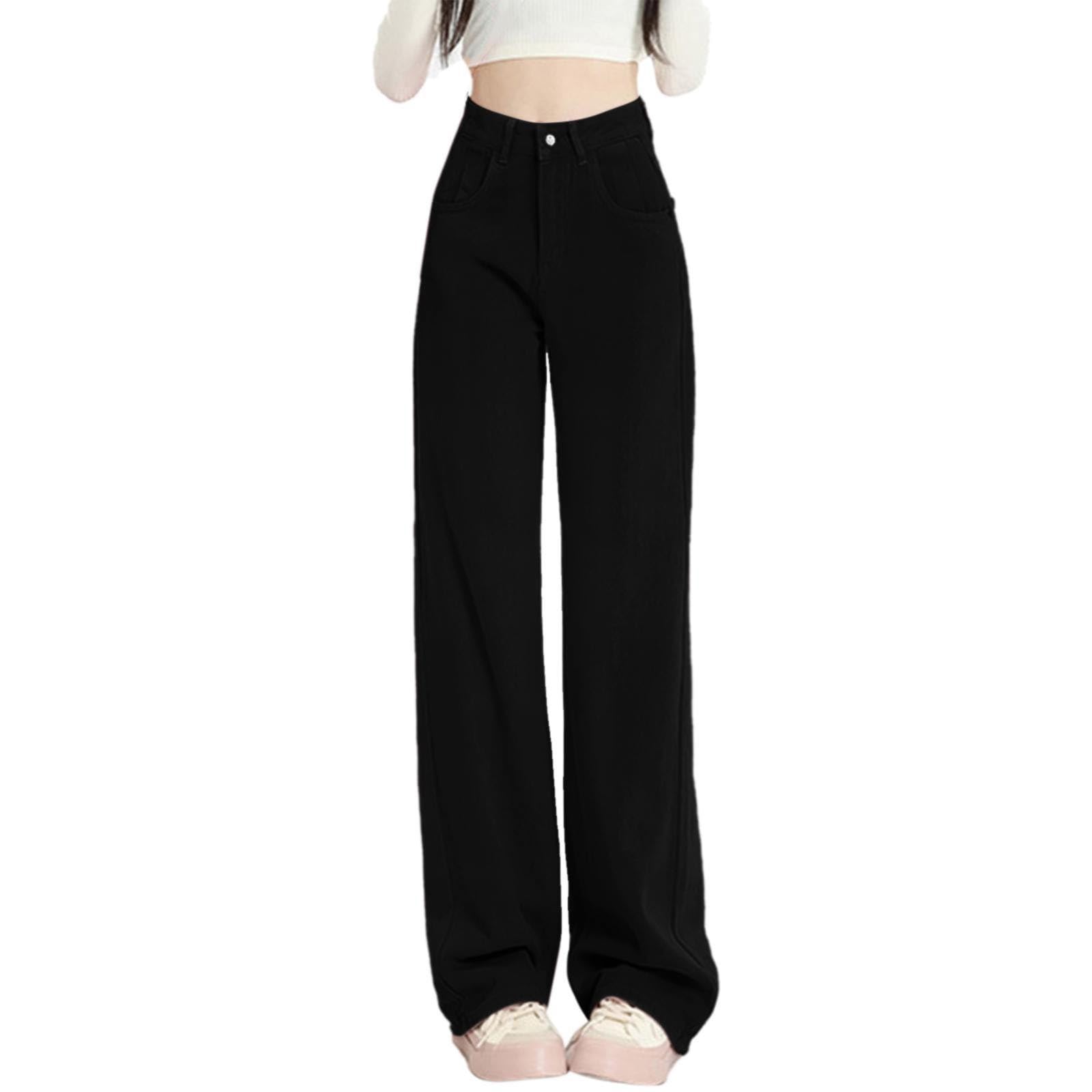 Wide Leg Pants for Women Cozy Classic Wearproof Summer Straight Loose Skinny Design Nursling Cargo Work Pants for