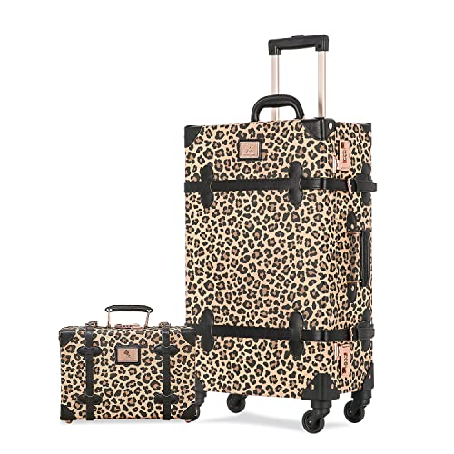 Unitravel 2 Piece Vintage Spinner Set