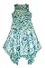 London Times Women's Mesh Sleeveless Printed Shuttered Bodice Dress