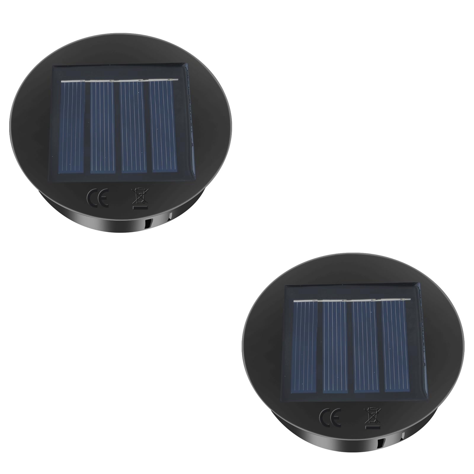 CNMTCCO Ersatzteile für Solarleuchten 8CM 1.2V 600mAh LED Solar Panel IP44 Wasserabweisend für Outdoor Laternen, Garten-Patio-Tisch-Lichtdeko