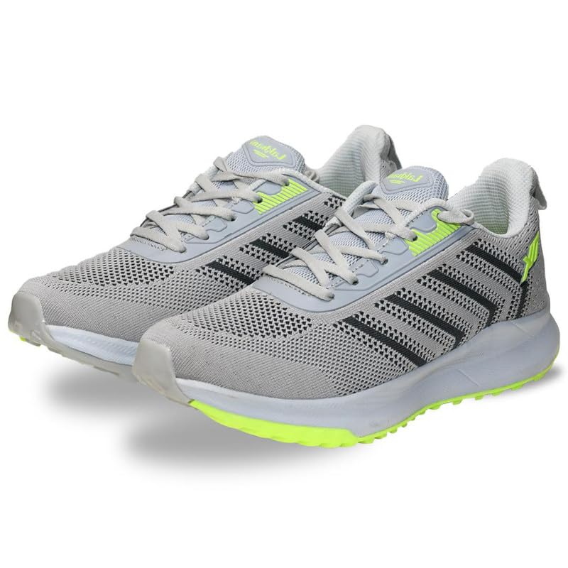 Lakhani Mesh Breathable Upper Grey Color Comfortable Running/Casual Sneakers/Lightweight Walking Gym Shoes for Men (B0CLX8HBRK) Amazon Price History, Amazon Price Tracker