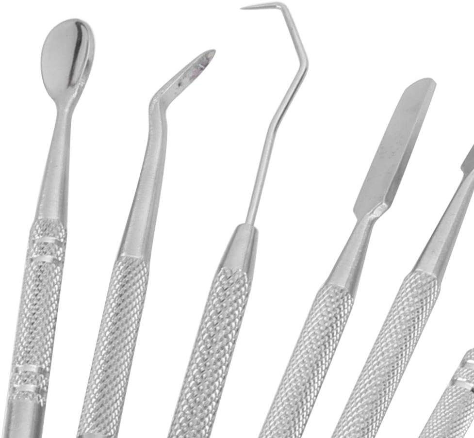 Carving Tool, Wax Carvers Set Double Ended Stainless Steel Polymer Pottery Clay Carving Tool
