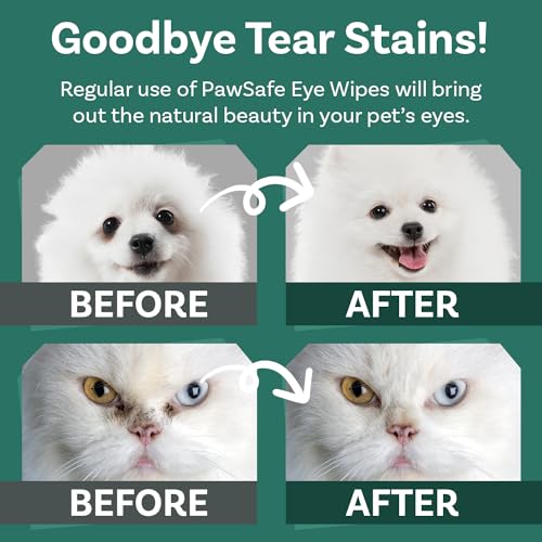 Pet Eye Wipes Natural Tear Stain Remover for Dogs and Cats 100 Presoaked Eye Cleaner Wipes Plantbased for Gentle Cleaning Brightens  Removes Dirt on Eyes Ears and Face  Cucciolini Doodles Pet eye wipes natural tear stain remover for dogs and cats 100 pre soaked eye cleaner wipes plant based for gentle cleaning brightens  removes dirt on eyes ears and face   cucciolini doodles