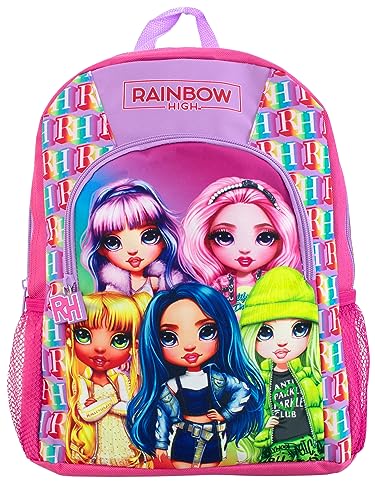 Rainbow High Rucksack | Schulrucksack für Mädchen | Mädchen Rucksack | Offizielles Merchandise