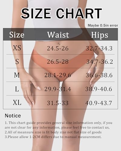 Image of OJCNBV Seamless Underwear for Women No Show Panties Invisibles Briefs Soft Stretch Bikini Underwears 6 Pack