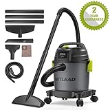 ☛Potente Motor & Diseño Compacto - Equipado con un potente motor de 1000 W, este aspirador proporciona suficiente potencia y una fuerte aspiración. Su avanzado motor de cobre asegura un funcionamiento prolongado y un alto rendimiento. Con 4 ruedas flexibles, este aspirador es bastante Liviano y Fácil de transportar.
