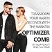 HAIRATIN Hairline Optimizer Comb | Hair Perfecting Tool to Achieve Natural Looking Hair | Thicker & Fuller Hair Appearance | Beauty Salon Comb | Portable Professional-Grade Accessories for Men & Women