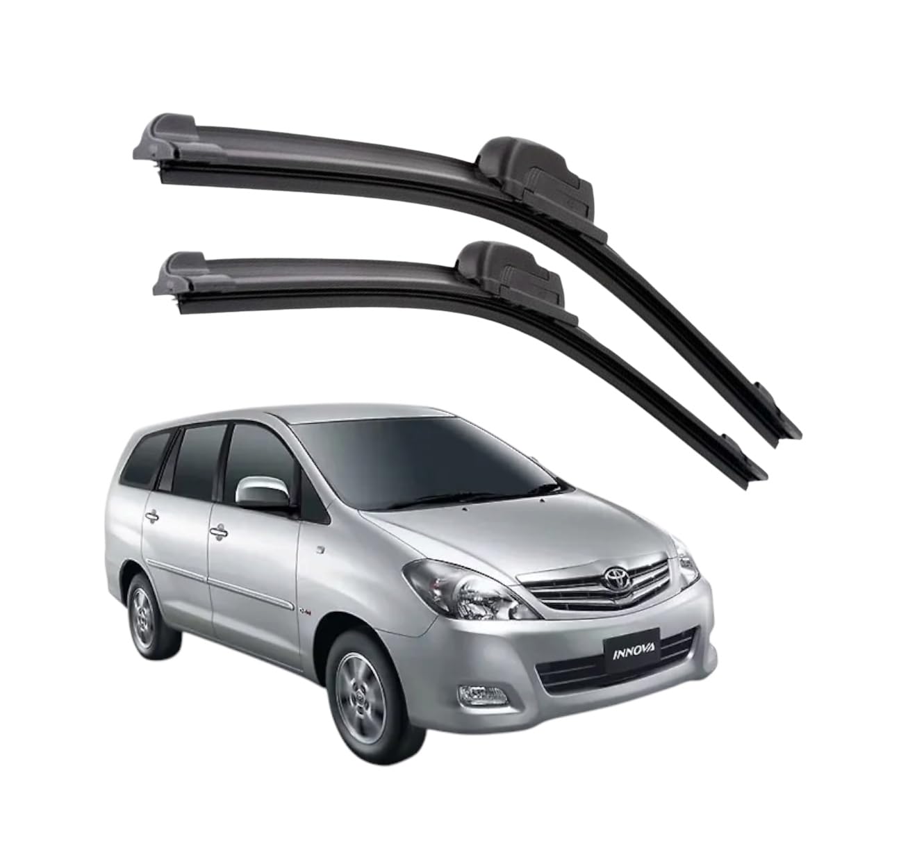 Car Windshield Wiper Blades Suitable With Toyota Innova - Set of 2Pc (D-26, P-16)-picture-16