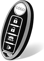 Vista 37 de Funda para llave de TPU suave con patrón dorado, protección de 360 grados, compatible con Nissan Altima Coupe Armada GTR Maxima Murano Cross