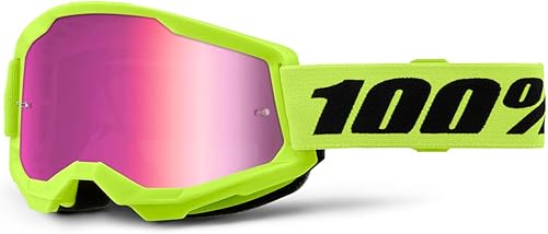 Miniatura 18 de 100% STRATA 2 Goggles – Gafas deportivas para motocross y ciclismo de montaña – Gafas para ciclistas – Gafas de motocross para hombre