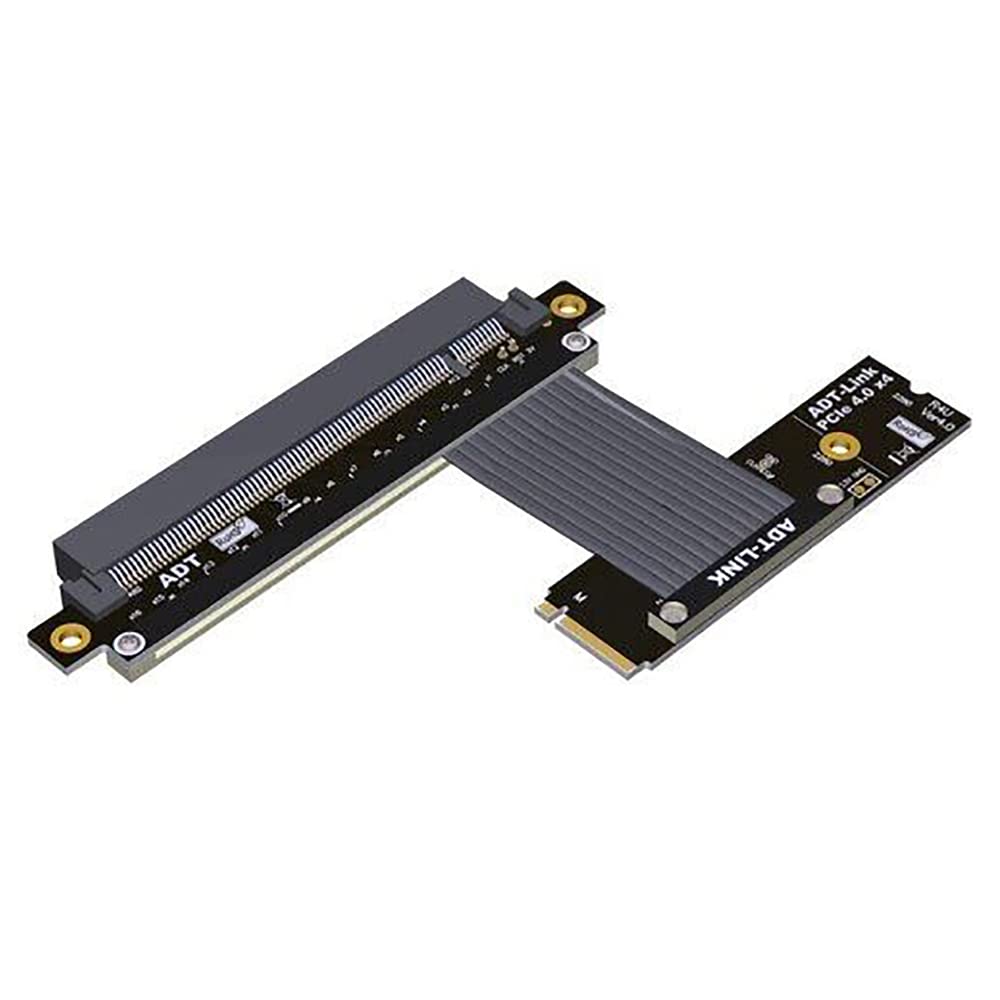 Câble d'extension M.2 NVME vers PCIE 4.0 R43UF pour installer une carte graphique dans boîtier compact - 2