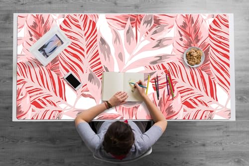 Tapis de bureau imperméable 120x60 contre les taches de café