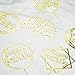 6-Pack Gold Cake Topper Set, Double-Sided Glitter, Acrylic Happy Birthday Cupcake Toppers, Birthday Decorations for Children or Adults.