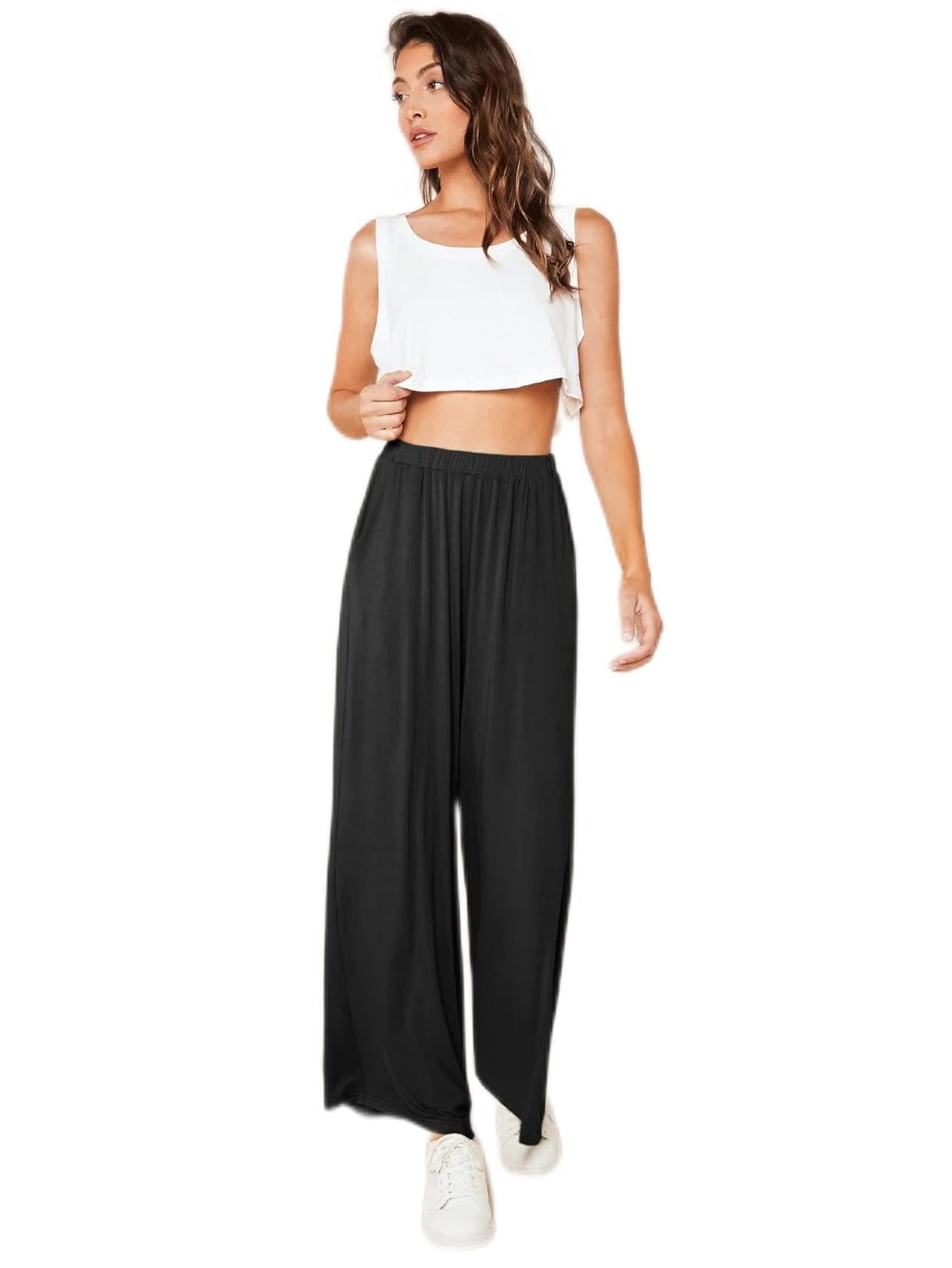 CLAIGH Pants for Women Solid Wide Leg Pants