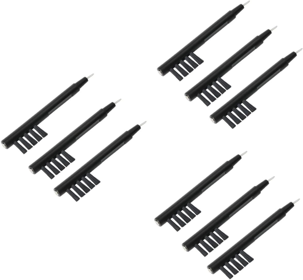 GLEAVI 15pcs Multi-Functional Earwax Removal Kit Hearing Aid Cleaning Brush Hearing Amplifier Cleaner