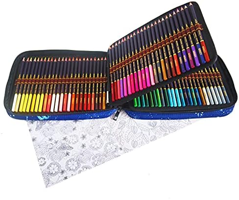 120 Coloured Colouring Pencils Set for Adults Artists Professional, Premium Artist Soft Series Lead with Vibrant Colour, Ideal for Colouring Books Sketching or Kids School Supplies