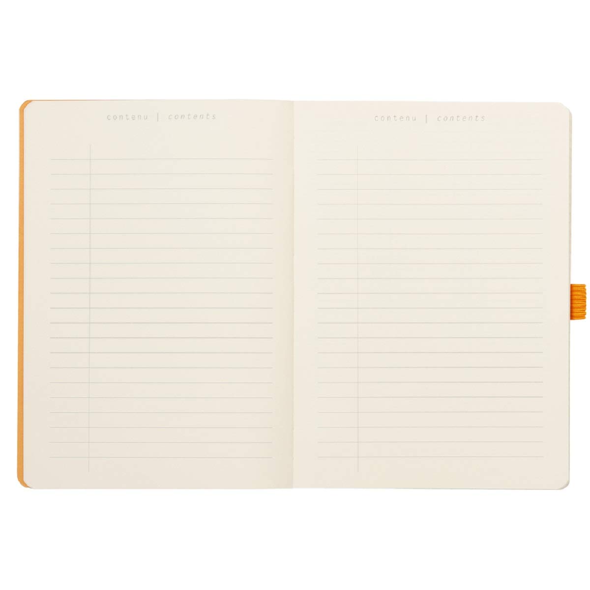 Vue en gros plan de la couverture en simili-cuir souple du carnet Rhodia Goalbook Noir A5, mettant en avant sa texture.