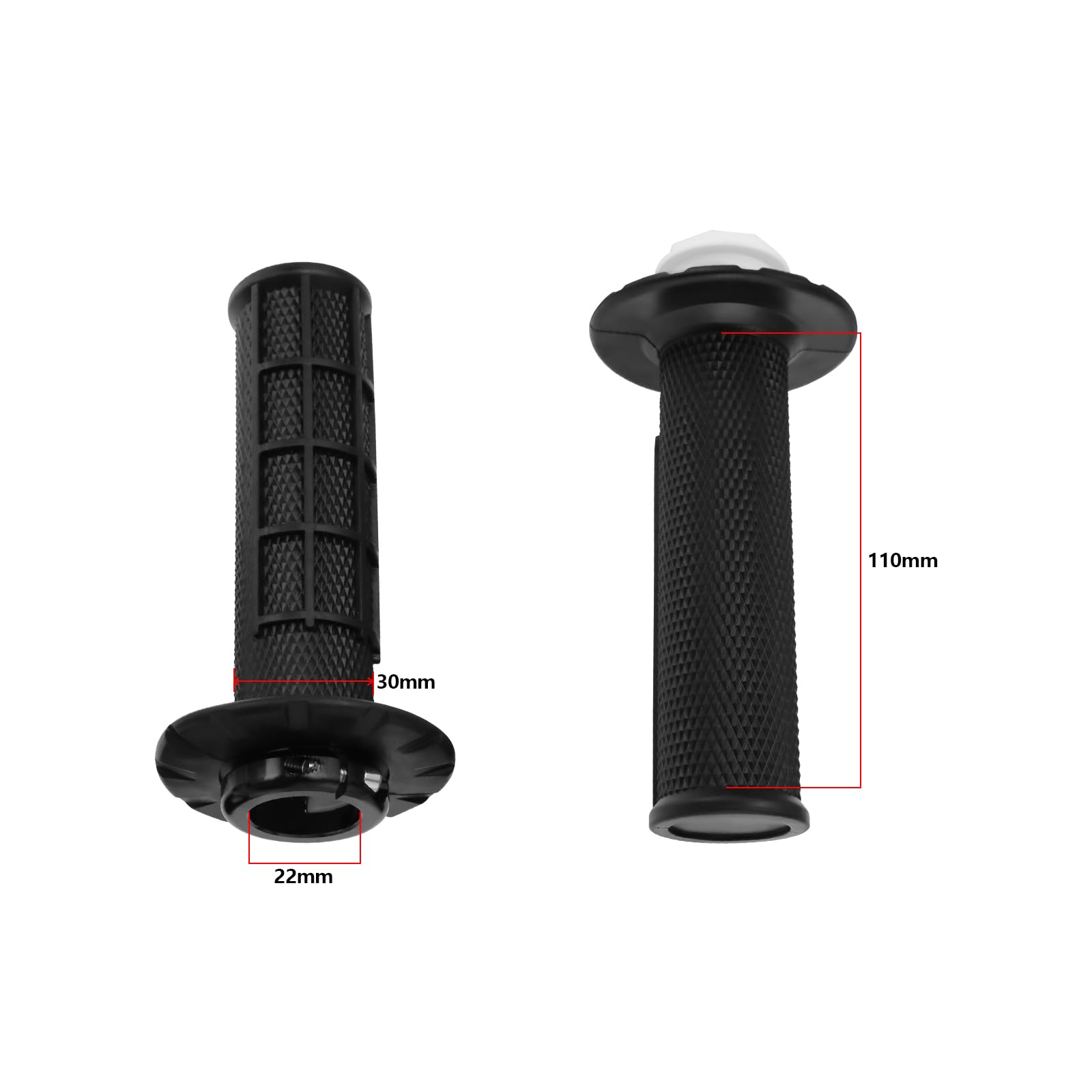 YINETTECH Poignées De Guidon Antidérapantes Verrouillables 22mm Pour KTM SX EXC - 6 Cames Réglables