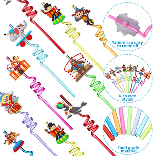 Bokon pitillos plásticos reutilizables para fiesta Carnaval miniatura 3