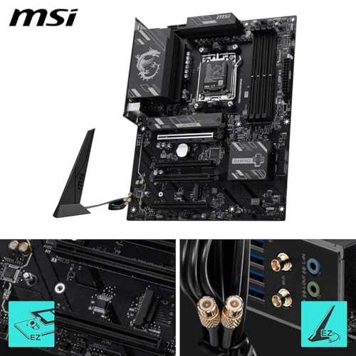 Image of MICRO CENTER AMD Ryzen 5 7600X CPU Processor with MSI B850 Gaming PRO WIFI6E Motherboard (ATX, AM5, DDR5, M.2 Gen5, Wi-Fi 6E)