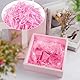 jwtyu 500g Füllmaterial Geschenk Pfirsichrosa Füllmaterial Geschenkbox Geschreddertes Papier Bietet Guten Schutz und Dekoration für Geschenke