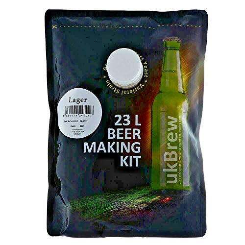 Ukbrew Lager 1.6Kg Brew Kit Beer Home Brew