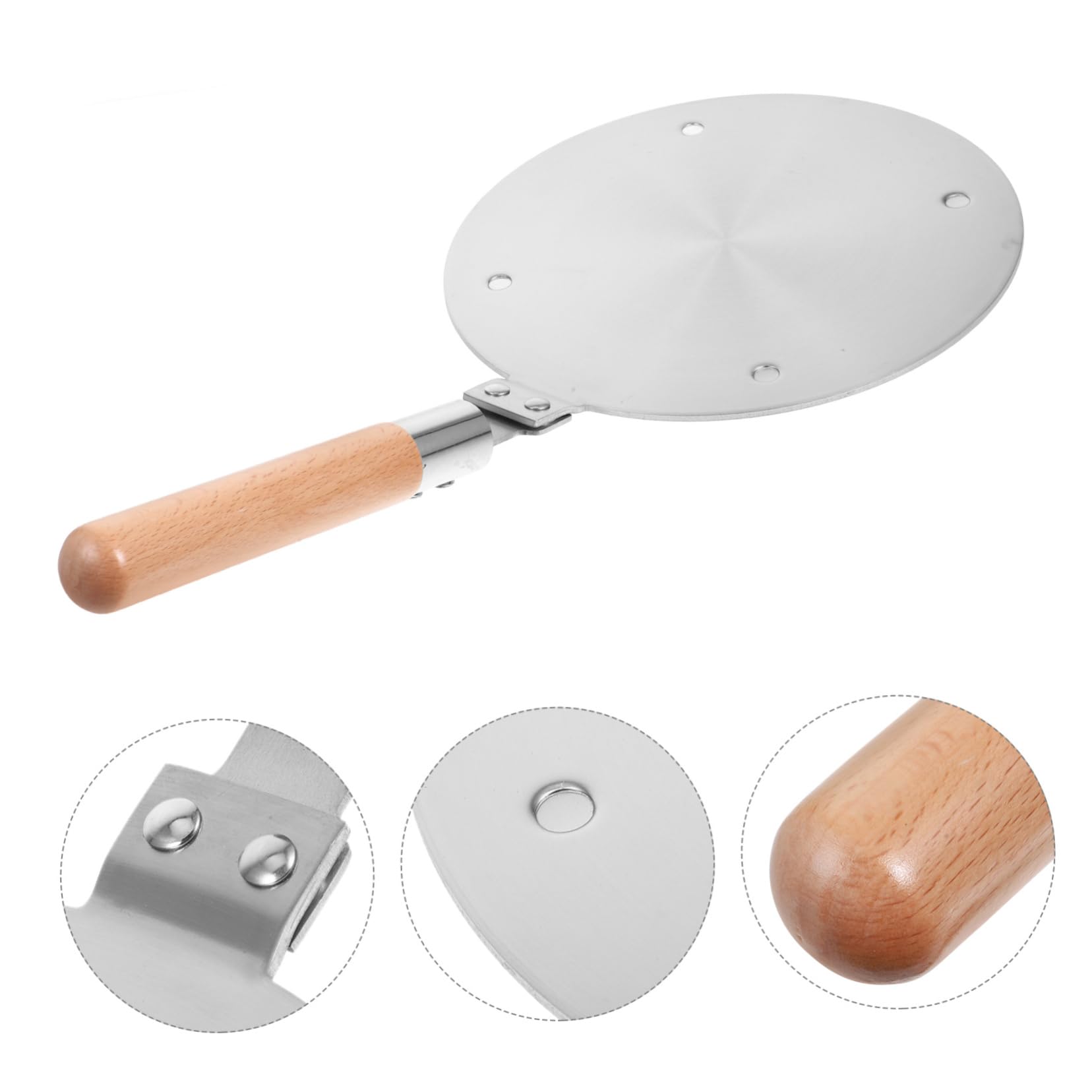 Mikinona Placa Difusora de Calor para Cocina de Inducción, Acero Inoxidable, Distribuye el Calor de Forma Uniforme y Protege Sartenes, Uso en Cocina | Cocina de Inducción y Gas, Mejora la Cocción, Adaptador para Usar Ollas y Sartenes en Distintos Fogones