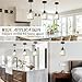 WKWKTOTO 3 Pack Pendant Lights Kitchen Island, Elegant Modern Island Lights for Kitchen with Crystal Glass – Luxury Black Pendant Lights for Kitchen Island, Dining Table, Entryway, Restaurant