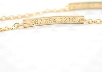 Vista 21 de Regalo personalizado Baby Name Bar opciones de joyería